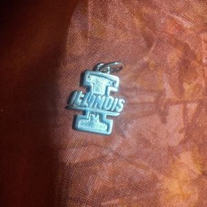 Sterling Silver .925 "Illinois" (Illini) Charm Duncan's- NEW